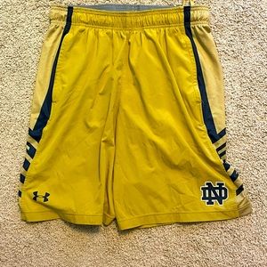 NOTRE DAME TEAM ISSUED SHORTS